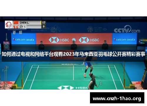 如何通过电视和网络平台观看2023年马来西亚羽毛球公开赛精彩赛事