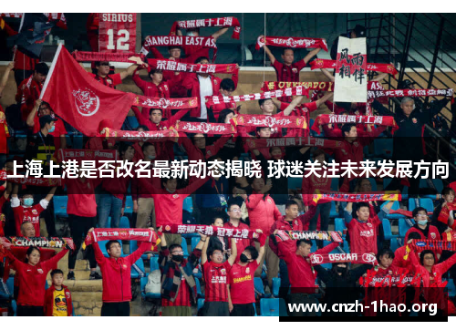 上海上港是否改名最新动态揭晓 球迷关注未来发展方向